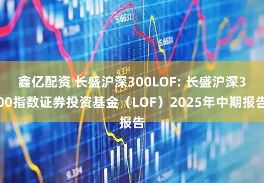 鑫亿配资 长盛沪深300LOF: 长盛沪深300指数证券投资基金（LOF）2025年中期报告