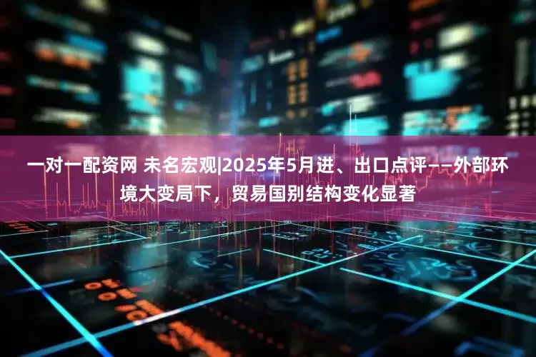 一对一配资网 未名宏观|2025年5月进、出口点评——外部环境大变局下，贸易国别结构变化显著